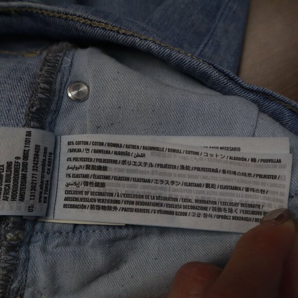 Abercrombie & Fitch Rustin Athletic Slim Stretch Pants Womens 33X32 Everyday Y2K - Picture 8 of 16